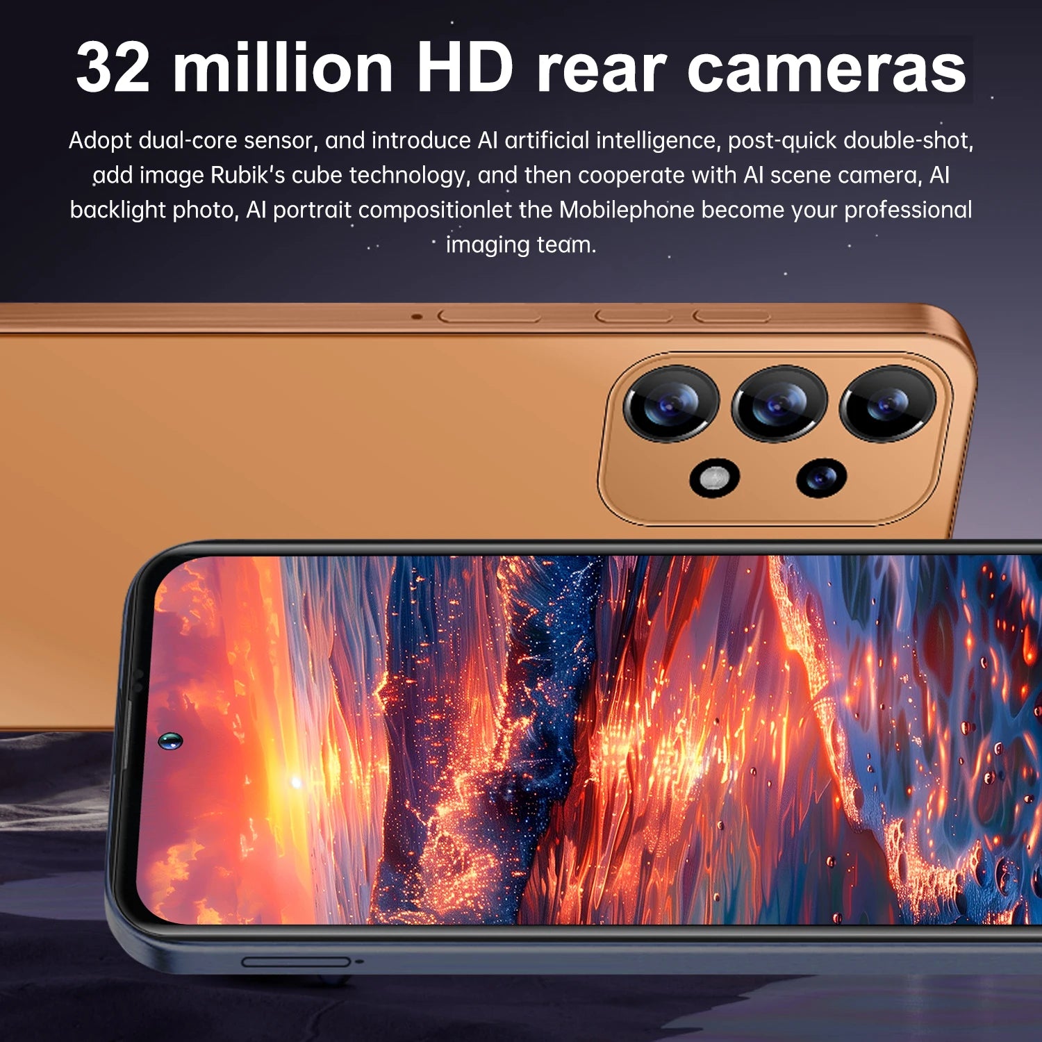 FUFFI-X6 Pro,Smartphone Android,6.8 inch,8+256GB ROM,Mobile phones 6800mah Battery,Dual SIM,Google Play Store Cell phones