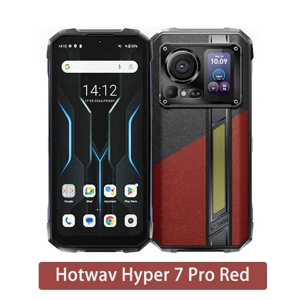 HOTWAV Hyper 7 Pro 5G Rugged Smartphone Dimensity 7050 6.6'' FHD+ 120Hz 16GB+256GB Mobile Phone 10800mAh 200MP 33W NFC Cellphone