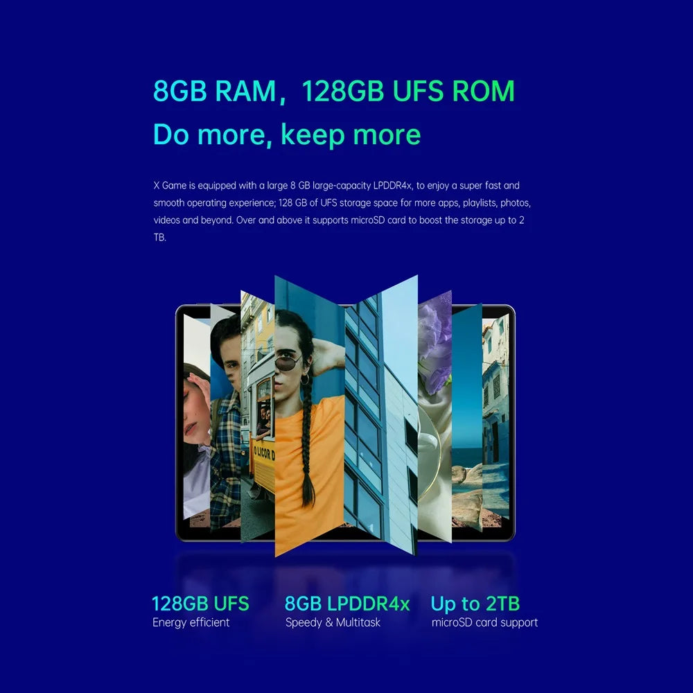 ALLDOCUBE X Game 10.5" Games Tablet 8GB+128GB Helio P90 6-axis Gyro High Accuracy PowerVR 7500mAh Big Battery