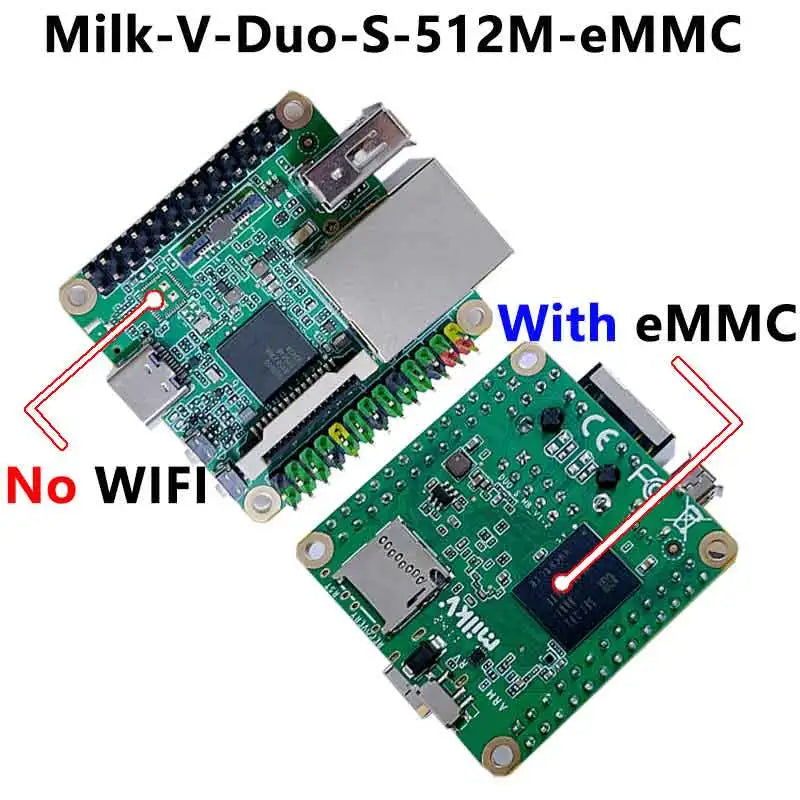 Milk-V Duo Series Options (Not All) Camera/  IO Board / 64MB / 256MB /Duo S 512MB CV1800B/SG2000/SG2002 RISC V Linux Board