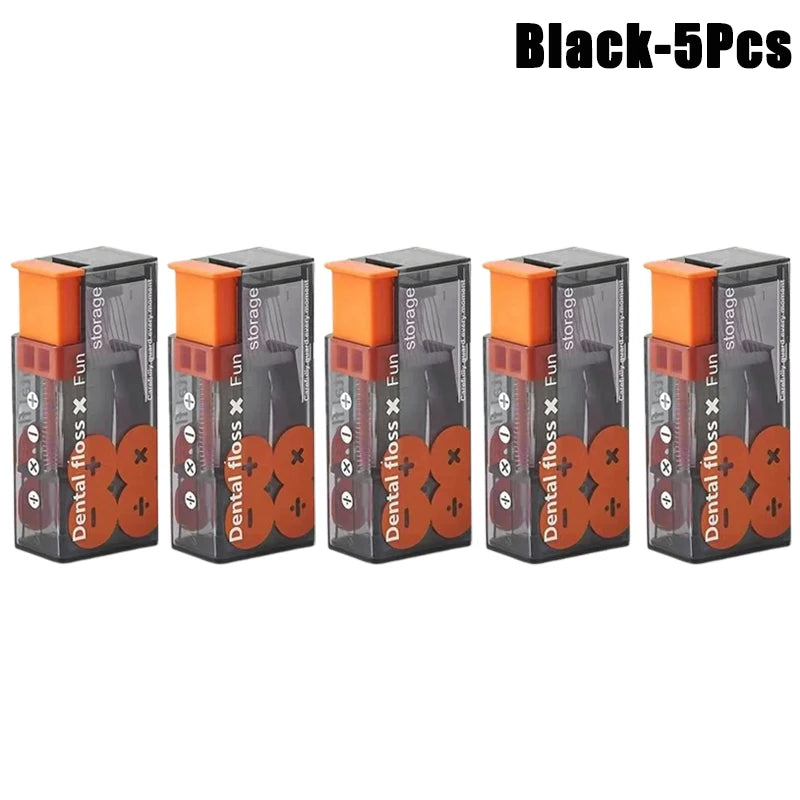 50-1000pcs Portable Dental Floss Toothpicks Teeth Stick Tooth Cleaning Interdental Brush Portable Dental Flosser For Home Travel