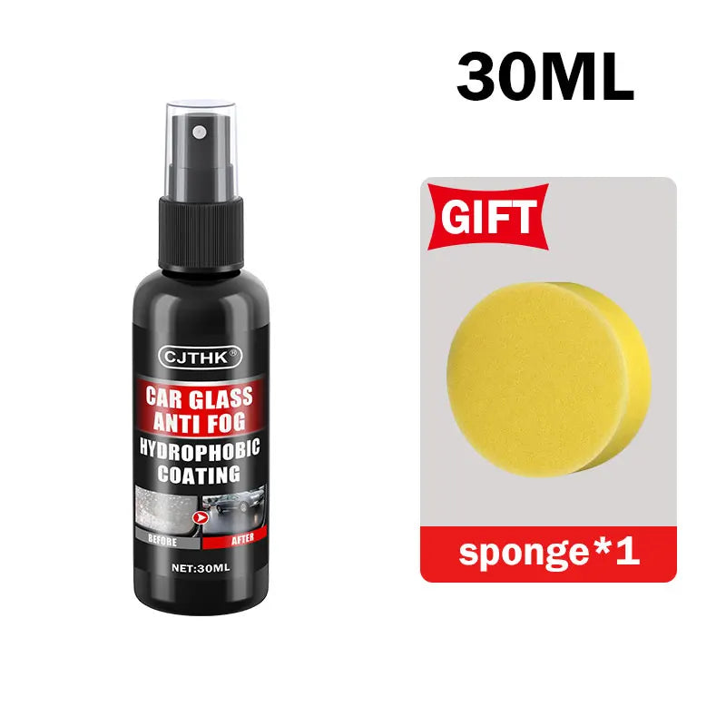 Car Glass Anti-rain Water Spray Repellent Nano Coating Hydrophobic Waterproof Agent Oil Film Removing Auto Glass Film Agent
