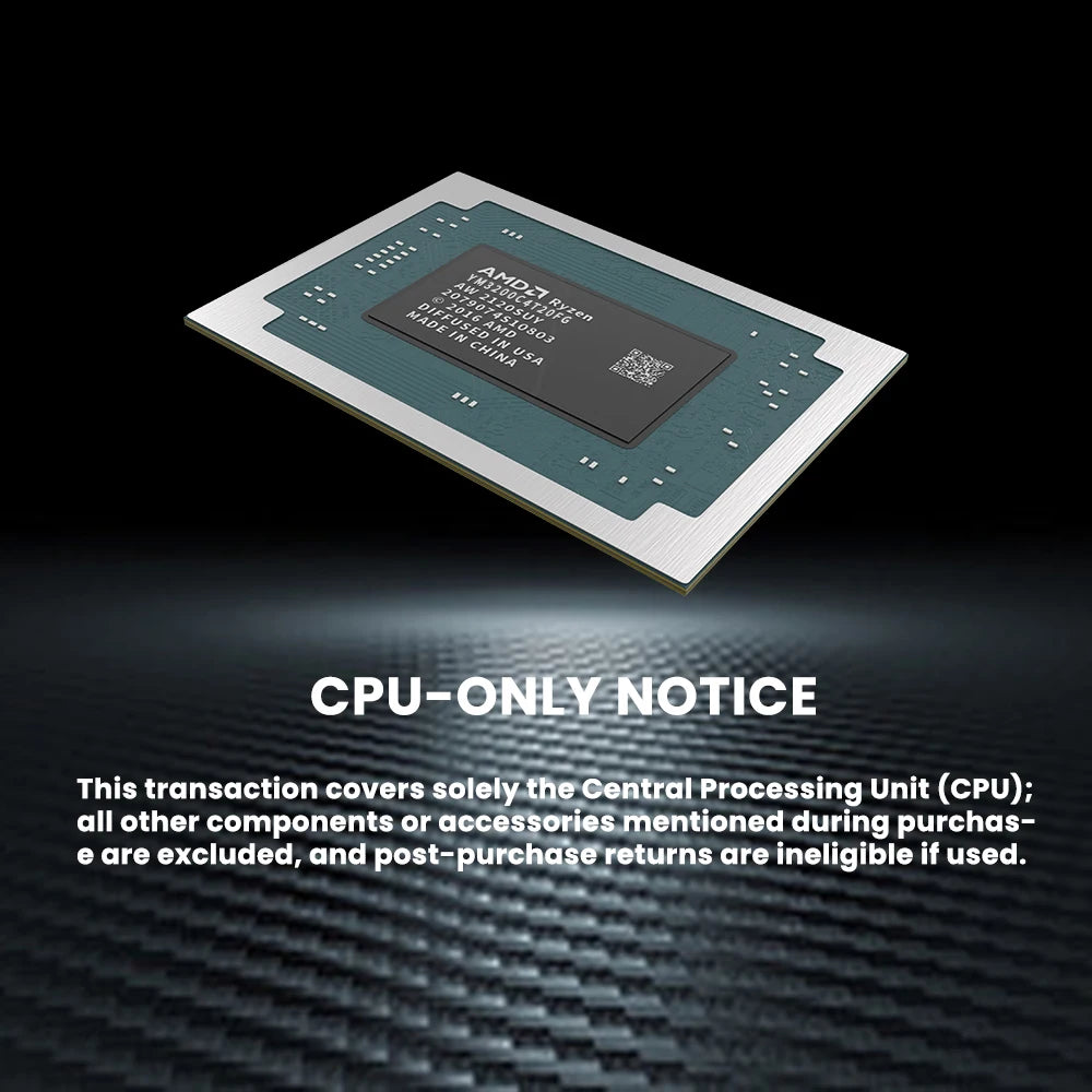 AMD R3 3200U Ryzen 3 3200U Processor 3.5GHz 2-Core 4-Thread 4MB Game Cache 14NM TDP 12-25W Socket FP5 Gaming CPU  YM3200C4T2OFG