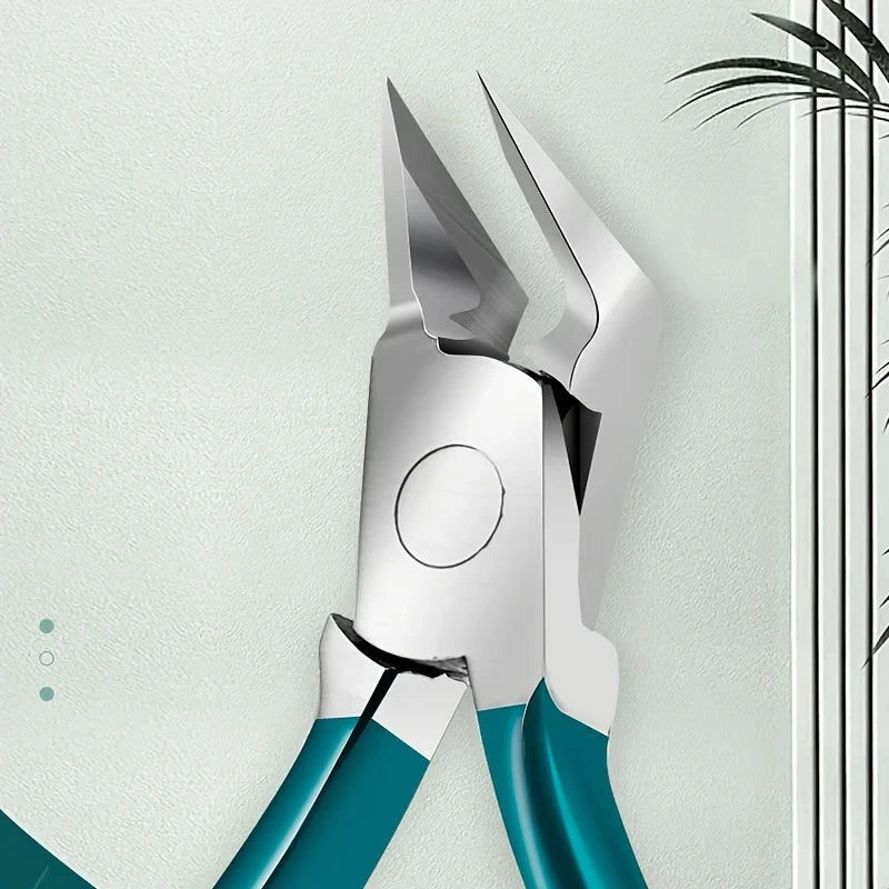 Culticle Nipper Nail Clipper Ingrown Thick Toenails Trimmer Professional Podiatrist Toenail Nipper With Stainless Steel