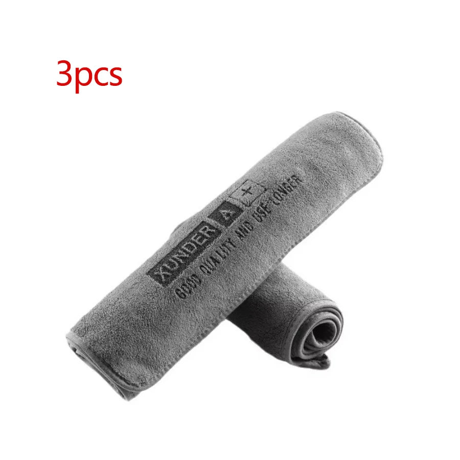 Car Wash High End Microfiber Towel Car Cleaning Drying Cloth Hemming Car Care Cloth Detailing Wash Towel