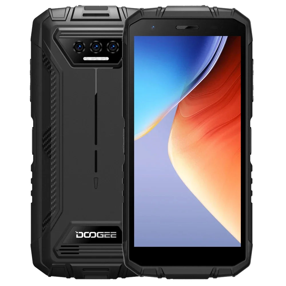 DOOGEE S41 Max 16GB 256GB Rugged Smartphone 6300mAh 13MP AI Triple Camera Cellphone NFC 4G Android 13 Mobile Phone