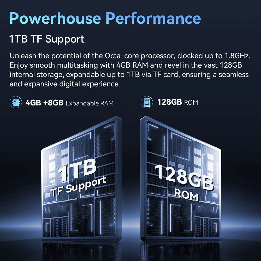 Tablet Cubot TAB 65, Android 15, Octa-Core, 12GB RAM(4GB+8GB), 128GB ROM, 10.1-Inch HD+ 90Hz Screen, 13MP Camera, 6200mAh, OTG