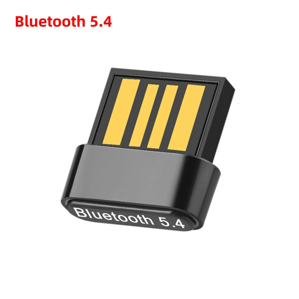 USB Bluetooth 5.4 5.3 Adapter Wireless Dongle Adapters Support Computer Laptop For Windows 11/10/8.1 Audio Transmitters
