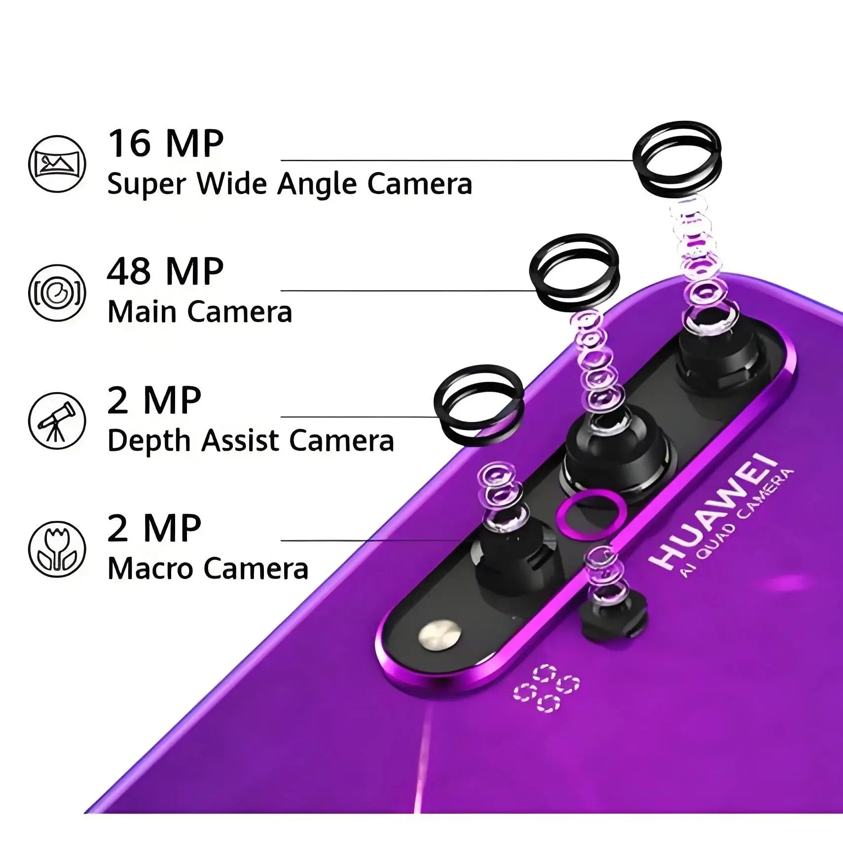 Global Version,HUAWEI-Nova 5T,Smartphone Android,6.26 inch,256GB ROM,Google Play Store,Mobile phones,48MP,4G Network,Cellphones