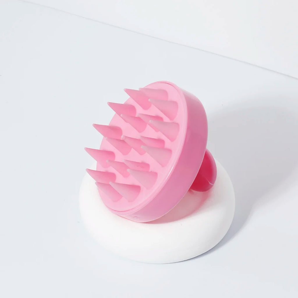 1 pcs silicone soft shampoo brush scalp massage comb thoroughly clean scalp body massage brush hair salon hair brush