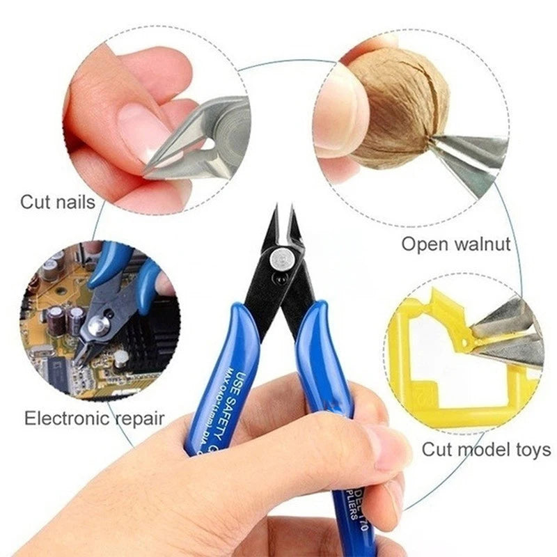 Universal Pliers Multi Functional Tools Electrical Wire Cable Cutters Cutting Side Snips Flush Stainless Steel Nipper Hand Tools