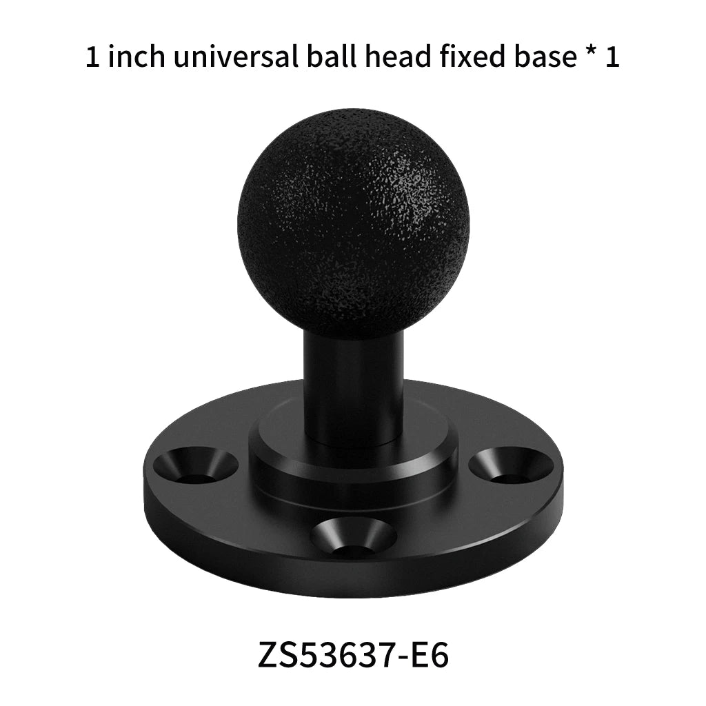 Wall Mount 1/4 3/8 M6 Thread Fixed Plate 17mm Ball Head Adapter for Gopro Camping Light Stand Projector Holder Monitor Bracket