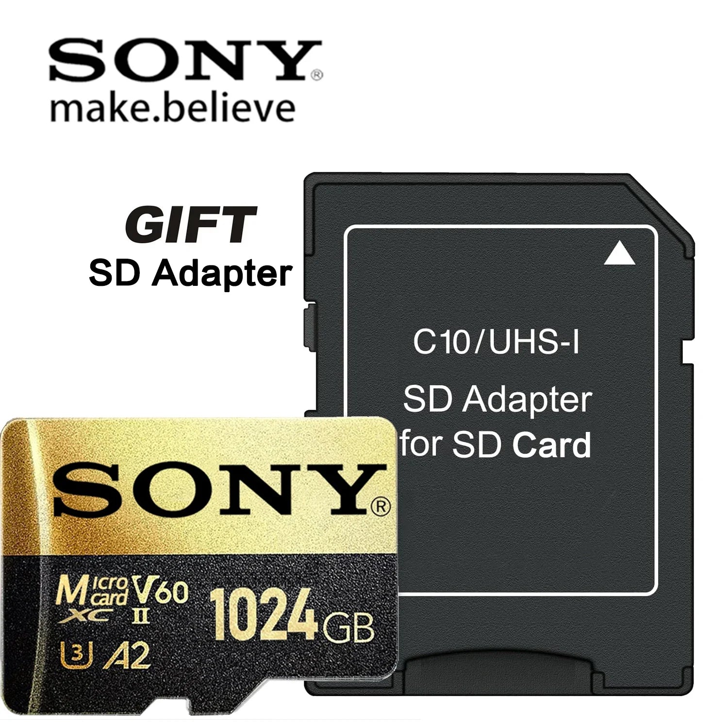 Sony SD Memory Card 1TB Ultra Micro SD Card 512GB 128GB 256GB Microsd U3 V30 4K Full HD TF Memory Flash Card For Xiao Mi Phone