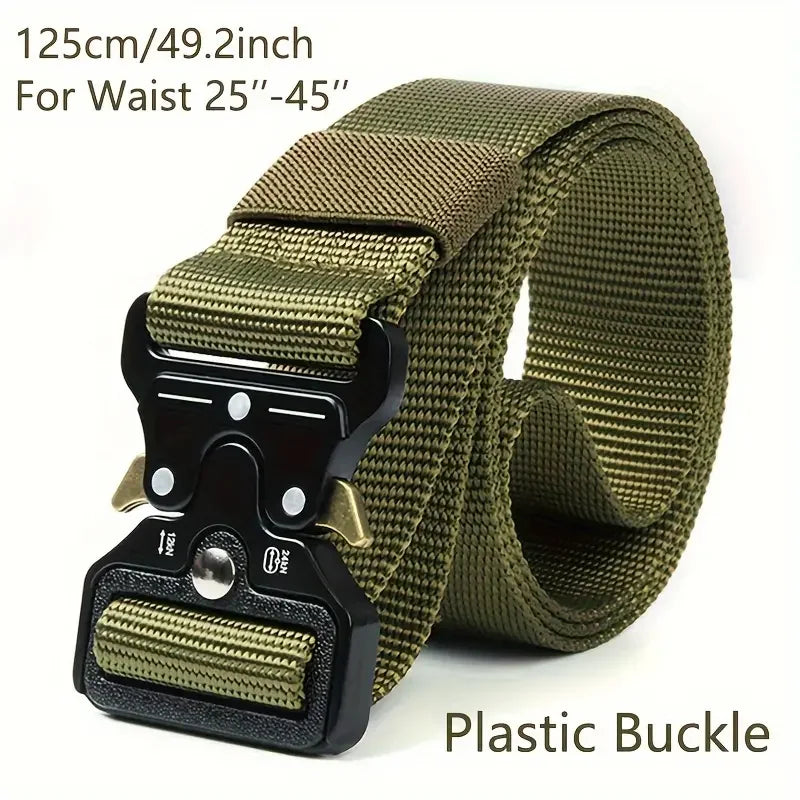 Versatile Men's Tactical Belts - Durable, Adjustable Design-For Outdoor Sports Enthusiasts，Pair with Pants Jeans，For Men Women ﻿