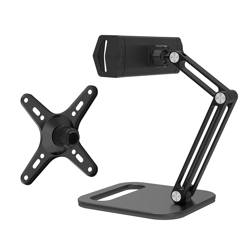 Artpowers VESA Monitor Desk Mount Single Monitor Stands Freestanding fits 13'' to 18'' Computer Screen with Height Adjustable