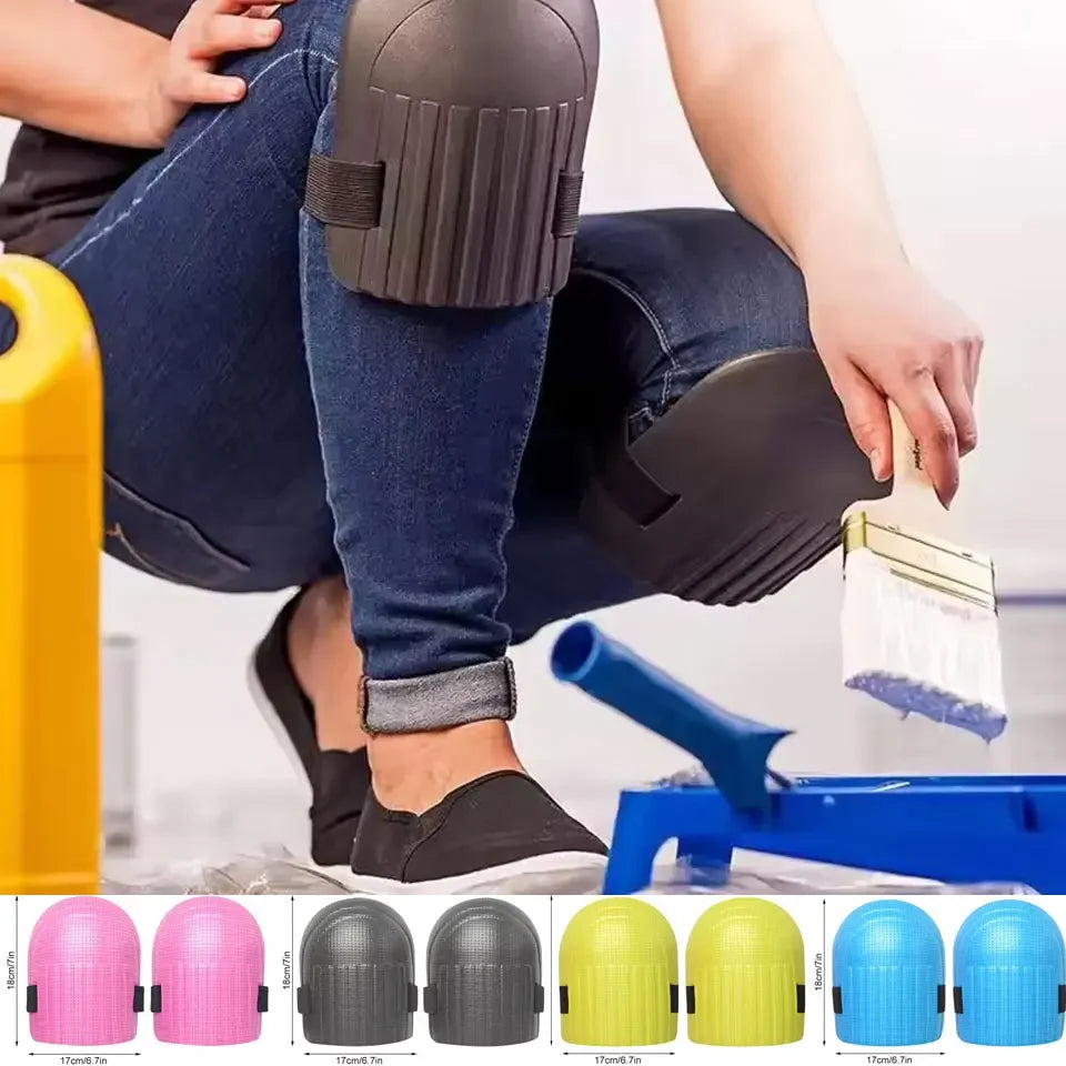 2Pcs EVA Foam Knee Pad Protective Working Soft Padding Workplace Safety Self Protection Sport Kneepad for Gardening Cleaning