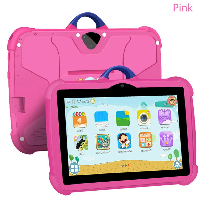 New 7 Inch Kids Tablet Quad Core 4GB RAM 64GB ROM Google Play Android Tablets WiFi Bluetooth Cheap And Simple Children's gifts