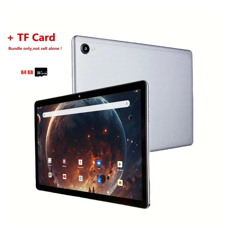 10.1 INCH 4GB RAM 128GB ROM QP10 Android 12 Tablet PC MTK8183  Octa Core 2.0GHz Front 8.0MP Rear 13.0MP  Bluetooth 5.0 WIFI