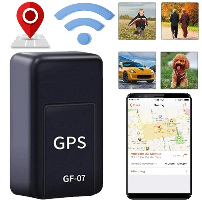 GPS Tracking Device GF07 Mini GPS Tracker Car GPS Position APP Strong Magnetic Anti-lost Alarm Vehicle GPS Locator