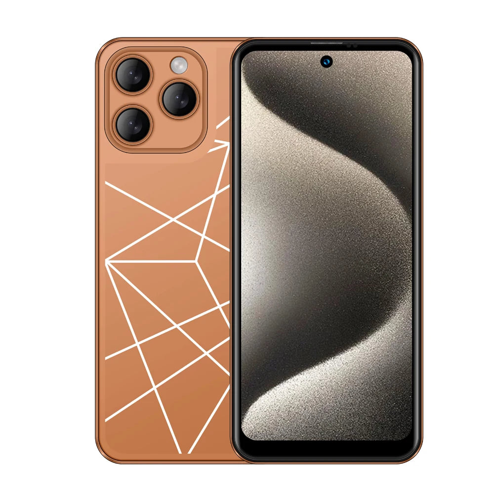 Smartphone A16 Pro,4G Phone Android,6.8in,8GB RAM,256GB ROM,Dual SIM,Mobile phones,Google Play Store,24+48MP,6800mAh,Cellphones