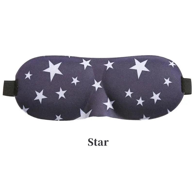 Breathable 3D Sleeping Eye Mask Strong Blackout Eye Mask Eye Mask Soft Portable Blindfold Travel Eyeshade for School Home Office