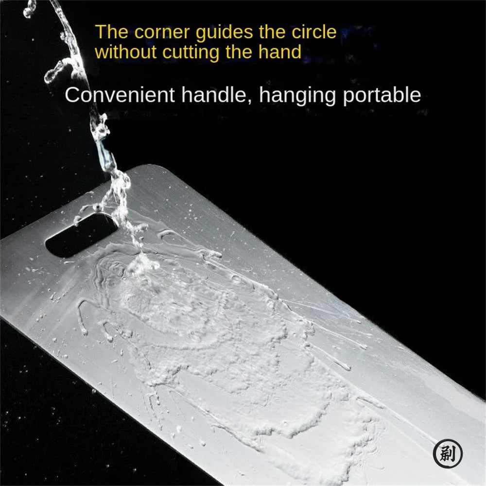 Stainless Steel Panel and Chopping Board Kitchen Household Thickened Double Sided Cutting Board Block Kneading Dough Boards