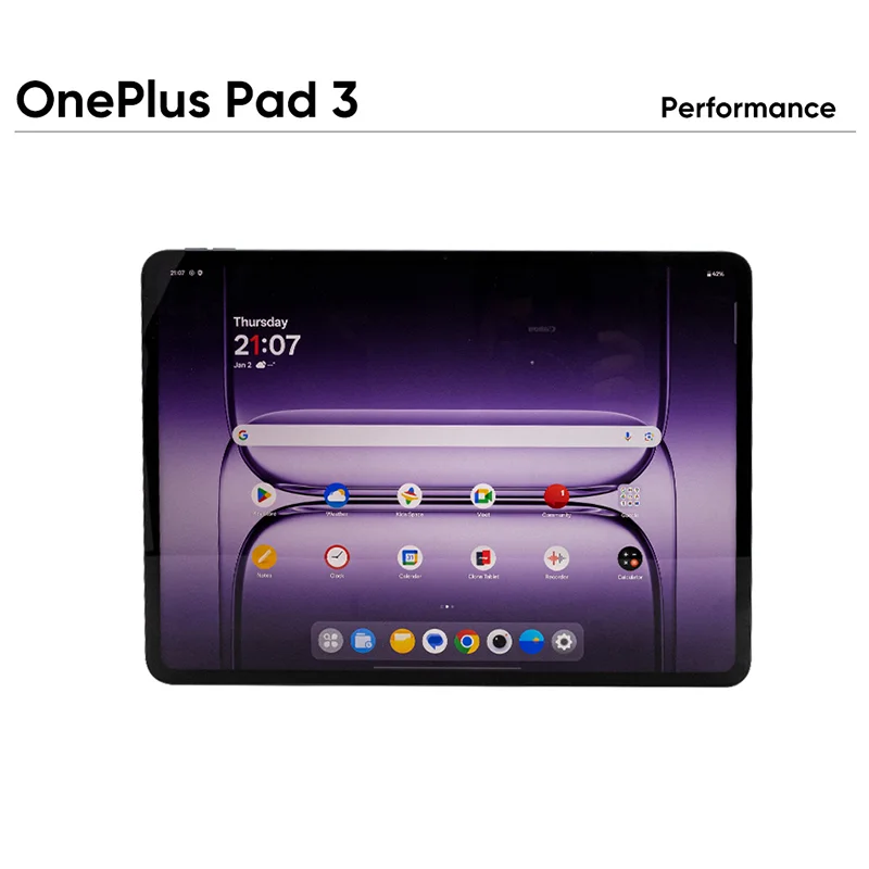 Global Version OnePlus Pad 3 12GB 256GB Tablet Snapdragon 8 Elite 13.2" 144Hz Display 3.4K Resolution Bluetooth 5.4 Android 15