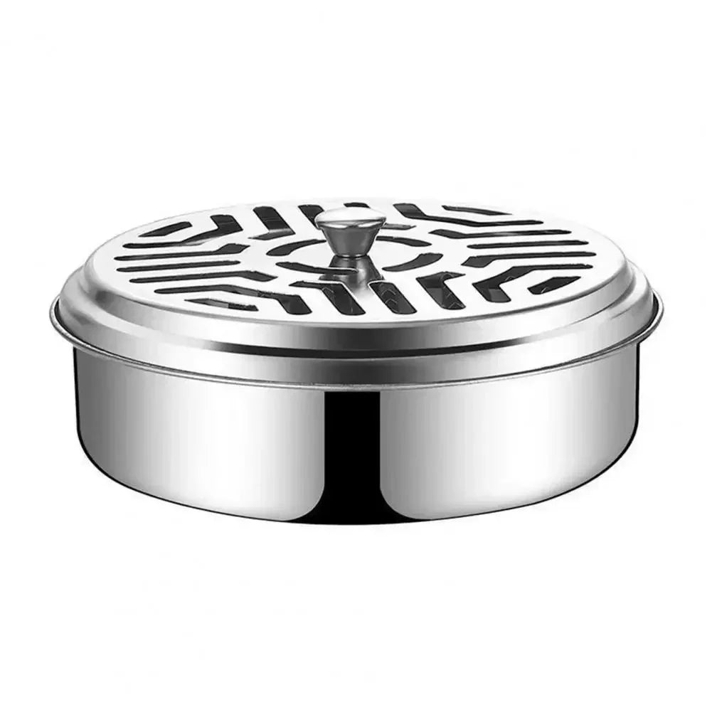 1Pcs Mosquito Coil Tray Nail Tooth Mosquito Coil Holder Household Ash Tray New Mosquito Coil Holder Mosquito Coil Box With Cover