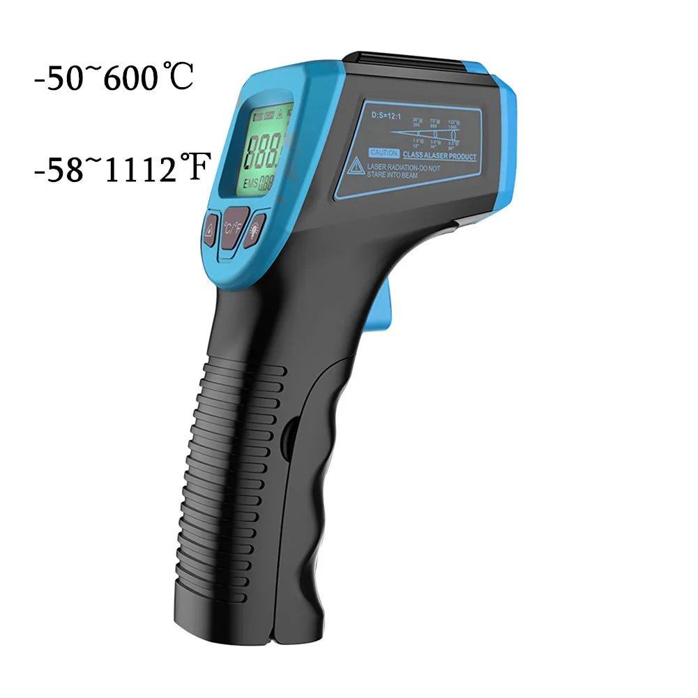Digital Infrared Thermometer -50~600℃ GM320/GM320S/HW600/HW550 LCD Display Contactless Thermometer Pyrometer IR Laser Point