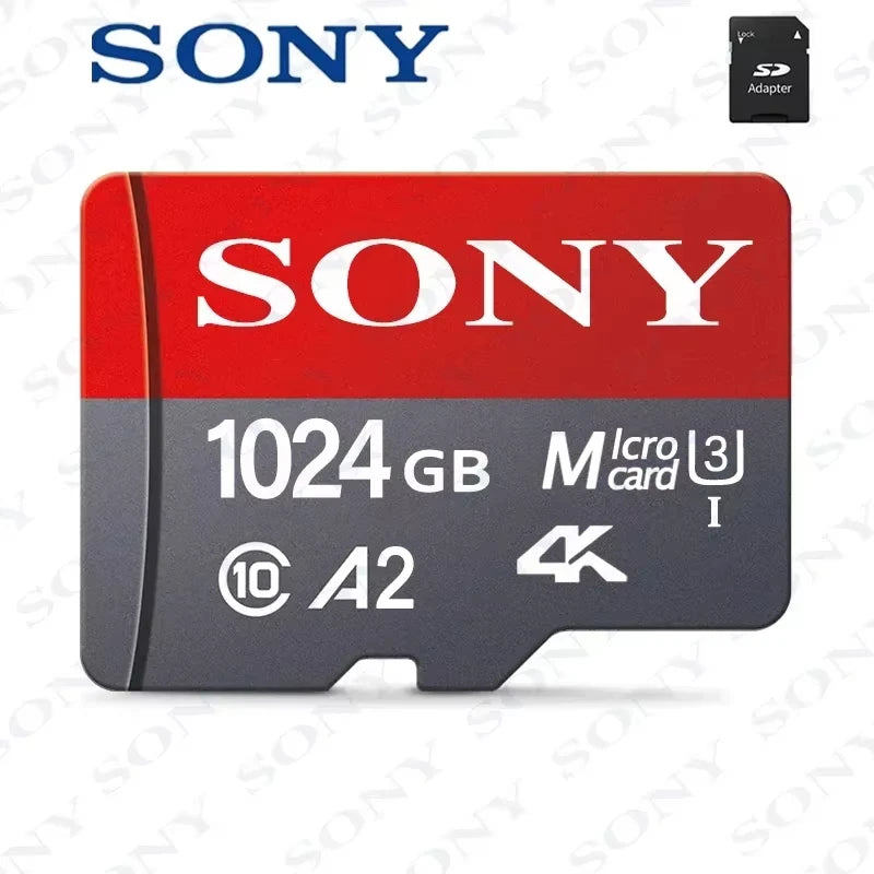 SONY Micro SD TF Card 1TB Memory Card Class 128GB 256GB High Speed Cartao De Memoria Flash Memory TF Mecard C10 For Xiao Mi