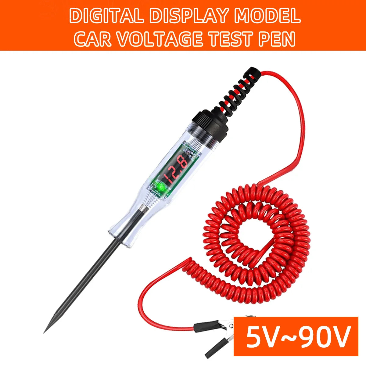 Car Truck Voltage Circuit Tester 6V 12V 24V  Auto Car Diagnostic Probe Test Pen Light Bulb Electric Measuring Pen Repair Tools