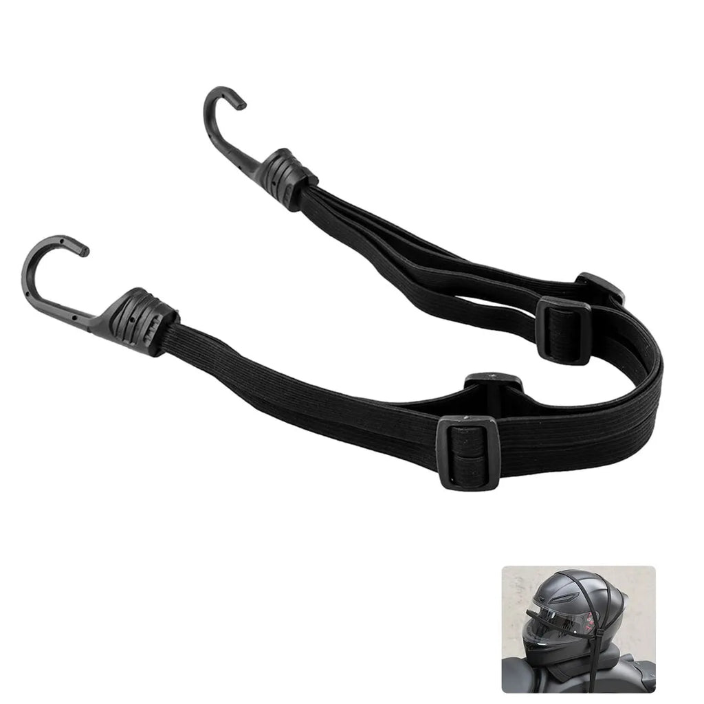 Motorcycle Helmet Straps Hook Luggage Straps Retractable Elastic Rope Motos Helmet Luggage Adjustment Fix Buckle Rope Accessorie