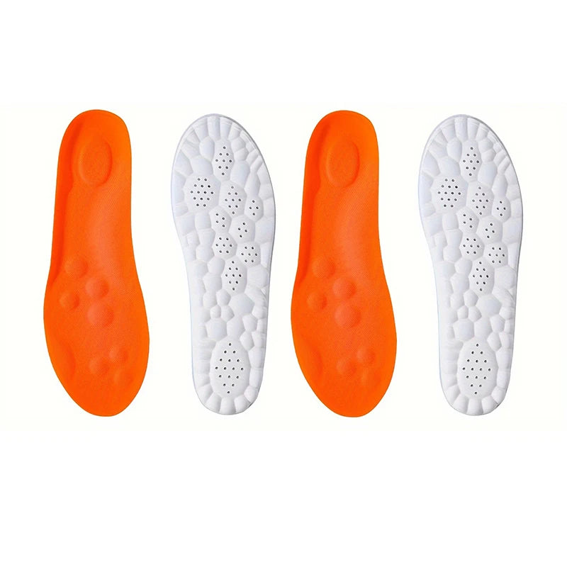 1Pair High Elasticity Latex Sport Insoles Soft Shoe Pads Arch Support Orthotic Insoles Deodorant Shock Absorption Cushion