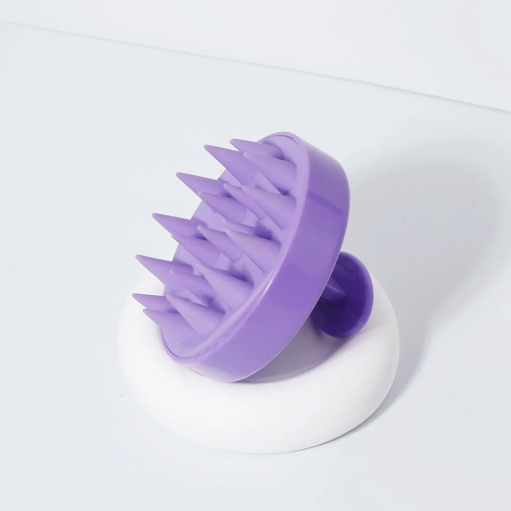 1 pcs silicone soft shampoo brush scalp massage comb thoroughly clean scalp body massage brush hair salon hair brush