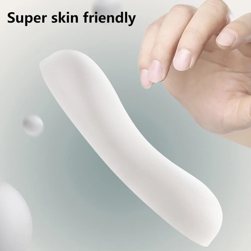 Chat Bubble Silicone Wrist Mouse Pad Keyboard Hand Rest Wrist Rest Palm Rest Wrist Pad Ergonomics White High Value Solid Color