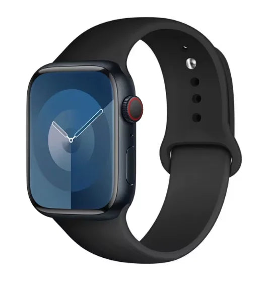 Silicone Band For Apple Watch strap 44mm 45mm 40mm 41mm 42-38mm 45 mm sport bracelet iwatch series 8 7 6 5 4 3 SE 9 Ultra 2 49mm