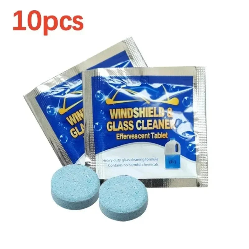 ISGTDRM Solid Cleaner Car Windscreen Cleaner Effervescent Tablet Auto Wiper Glass Solid Cleaning Concentrated Tablets Detergent