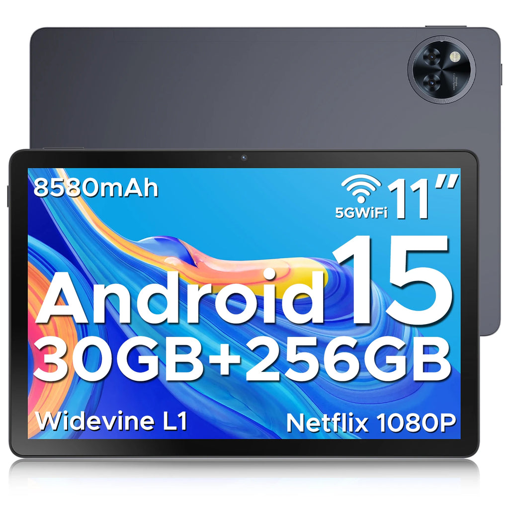 Global Version DOOGEE U11 Pro Android 15 Tablet PC 11 inch Ultra-clear 90Hz Display 30GB(6 + 24) 256GB 8580mAh Battery Tablet