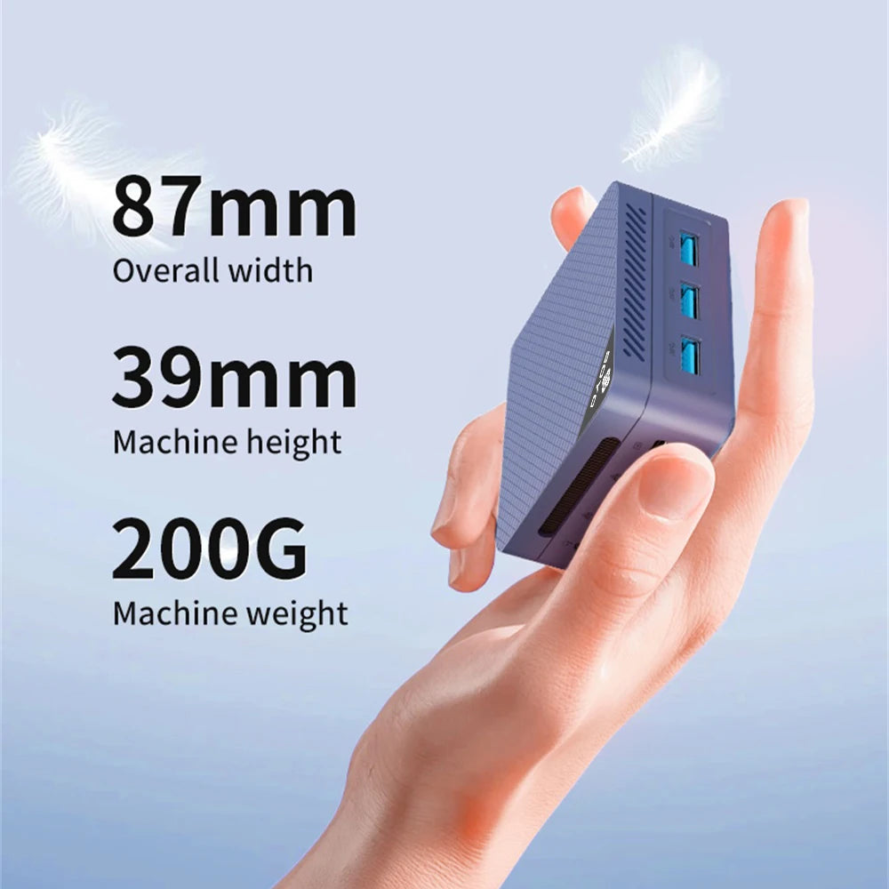 SOYO M4 Mini Mini PC Intel Twin Lake N150 Processor LPDDR5 12GB RAM 512GB ROM Windows 11 Pro WiFi 5 BT5.2 Desktop Computer