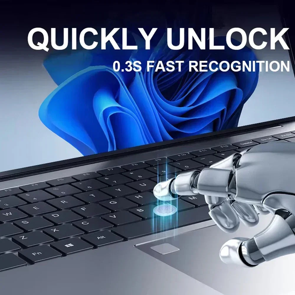 2025 laptop 15.6 Inch Laptop Windows 11 Intel Core i7 8500Y 16GB RAM 1TB SSD Fingerprint Unlock Study Office Pc Laptops