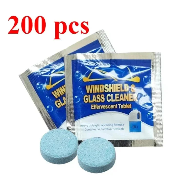 ISGTDRM Solid Cleaner Car Windscreen Cleaner Effervescent Tablet Auto Wiper Glass Solid Cleaning Concentrated Tablets Detergent