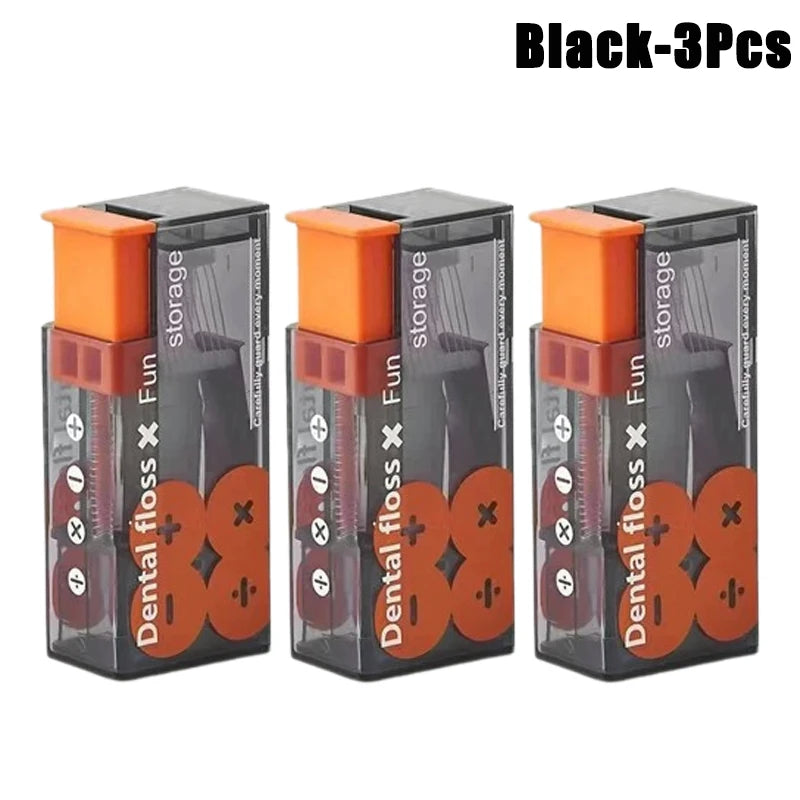 50-1000pcs Portable Dental Floss Toothpicks Teeth Stick Tooth Cleaning Interdental Brush Portable Dental Flosser For Home Travel