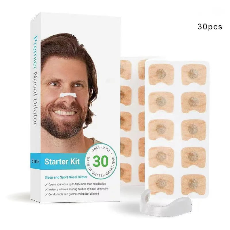 15/30days Magnetic Nasal Breathing Dilators Starter Kit for Nose Improve Sleep Quality Snoring Anti Snoring Sleep Mouth Tape