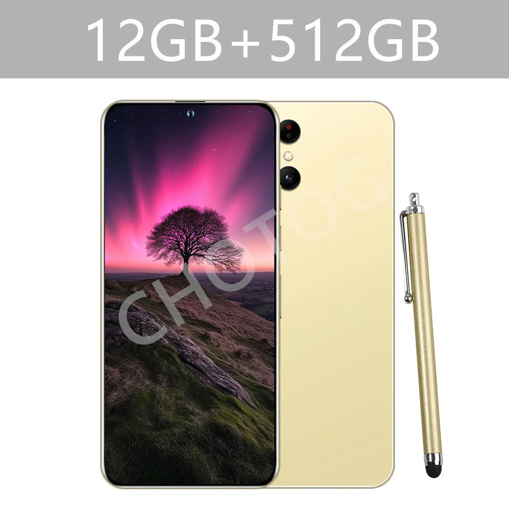 Cellphones Case For SMS 25 Ultra Mobile Phones 5G Dual Sim Android 14 Cell Phone Cases For Smartphone 22GB+2TB  7800mAh Cover