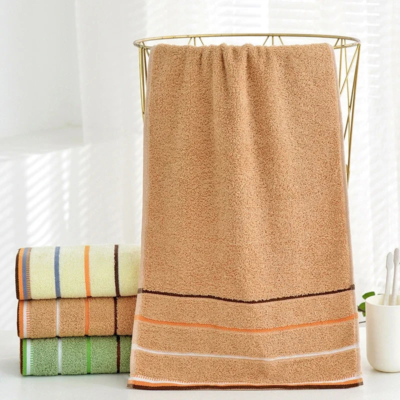 1 Pc Thickened Absorbent Bath Towel Soft Face Towel for Home