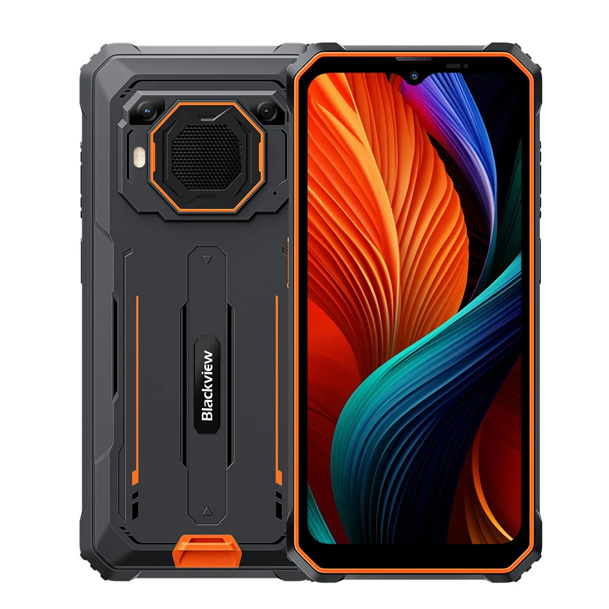 Blackview BV6200 Plus Rugged Phone 11000mAh,6.56'' HD+ Display,Octa Core T606 8GB 256GB,16MP+2MP AI Camera Android 14 Cell Phone