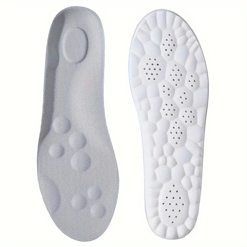 1Pair High Elasticity Latex Sport Insoles Soft Shoe Pads Arch Support Orthotic Insoles Deodorant Shock Absorption Cushion