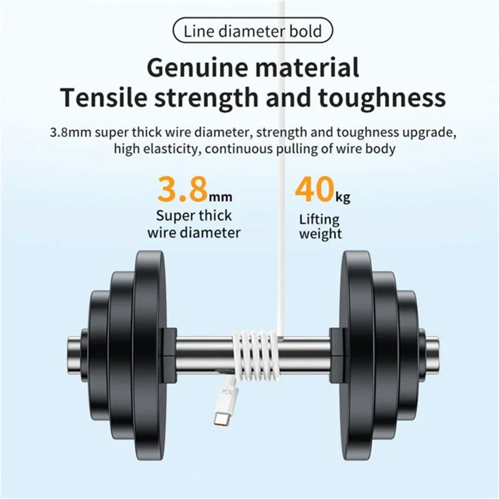 10A USB To Type C High Speed Data Cables 0.25m/1m/1.5m/2m Super Fast Charging Wires Type C Cable Charge Quick Charge Data Cords