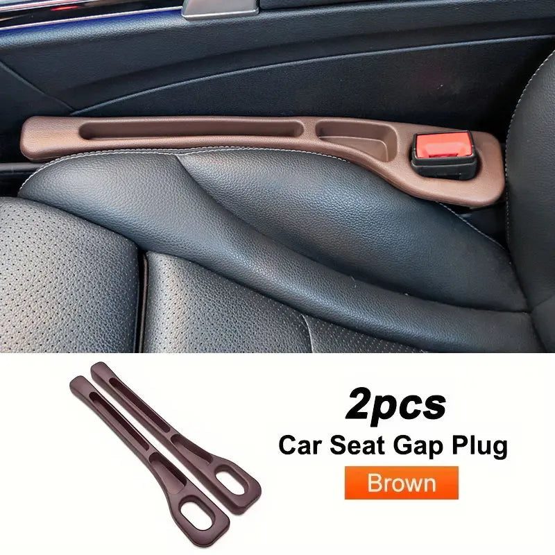 2Pcs Universal Car Seat Gap Plug Strip Side Seam Car Gap Filler Leak Proof Seat Gap Storage Organizer Auto Interior Decoration