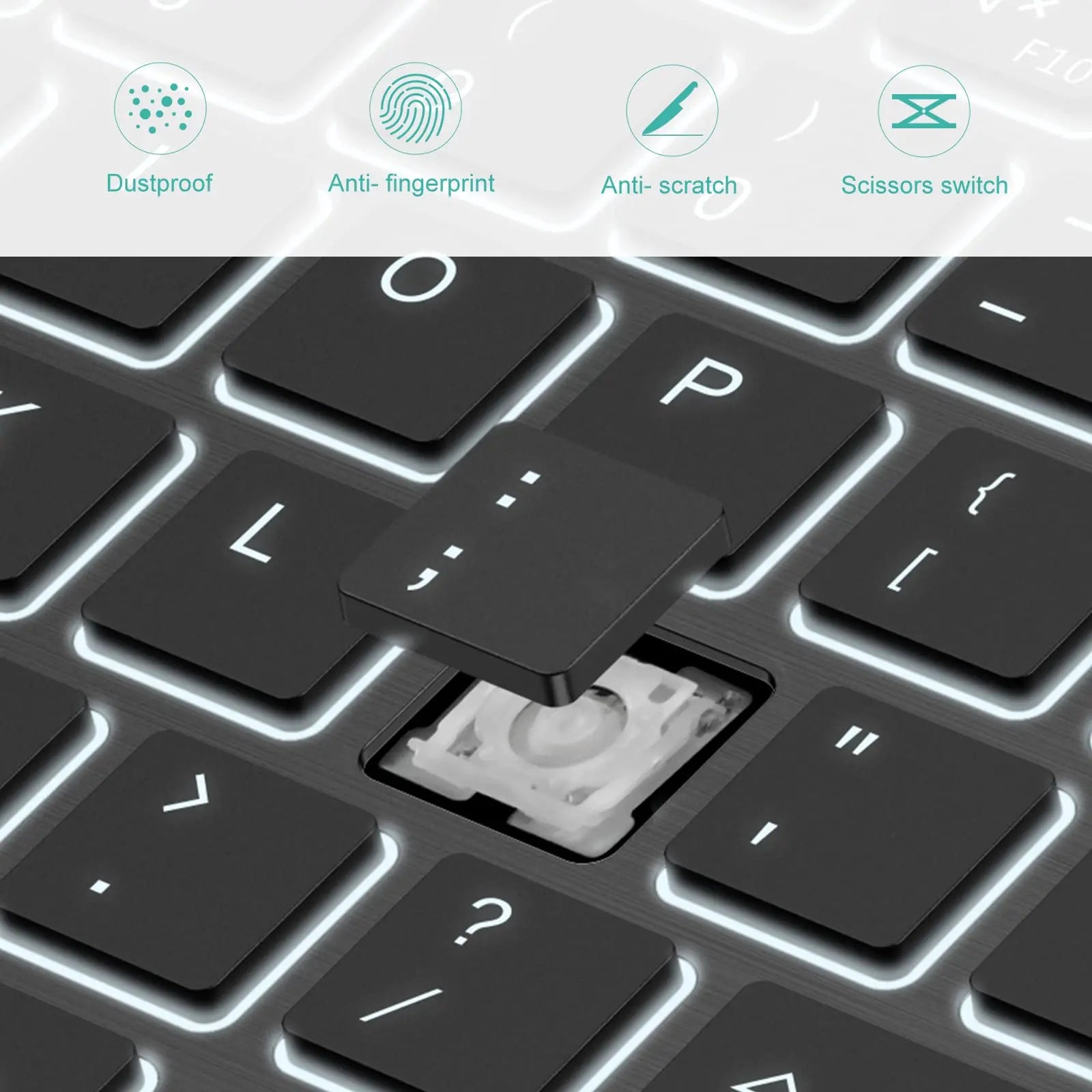 10 inch Backlit For iPad Keyboard and Mouse Backlight Bluetooth Keyboard For IOS Android Windows Wireless Keyboard and Mouse